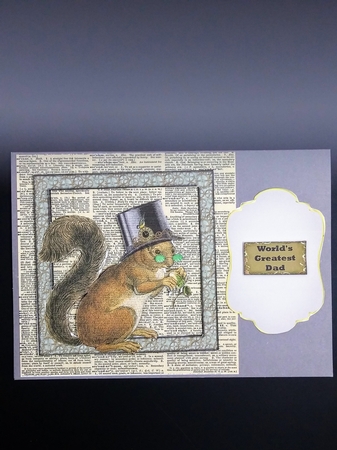 Dusky Shaped Gold Edged Sentiment Tag 1 by cari seybolt-ruiz