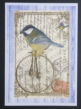 Wood Panel Backing Paper 10 by cari seybolt-ruiz