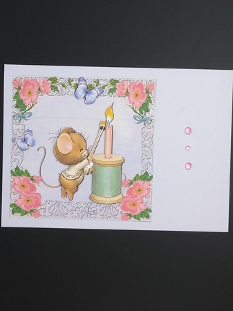 Little Mouse Birthday 2 by cari seybolt-ruiz