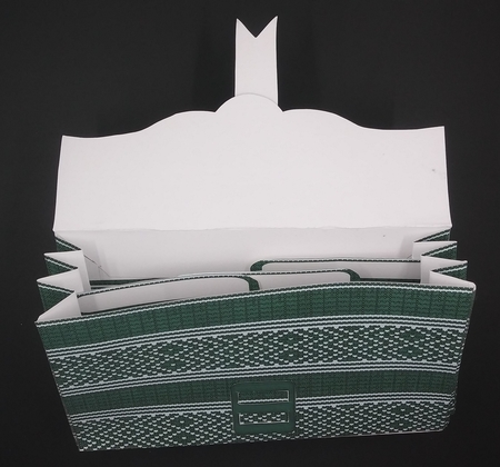 Christmas Jumper Peacock 3D File Purse Mini Kit by cari seybolt-ruiz