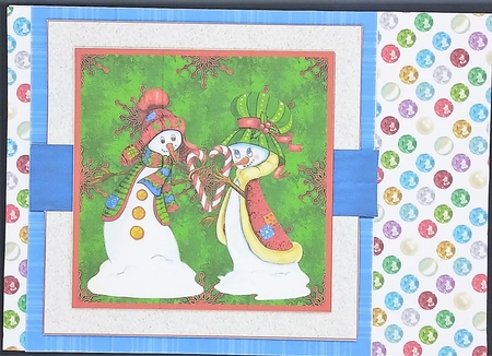 SUGAR CANE SNOWMEN CHRISTMAS  MINIKIT by cari seybolt-ruiz