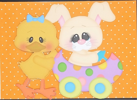 Benny and Daffodil Easter Fun Digital Clip Art Set by cari seybolt-ruiz