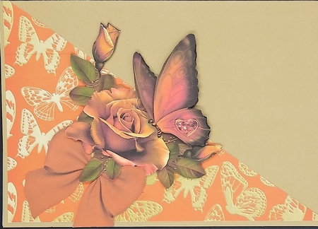 Autumn 2 Gold Butterfly by cari seybolt-ruiz