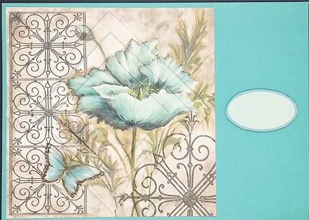 Oriental Poppy Diamond Pyramage by cari seybolt-ruiz