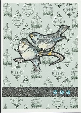 A4 Background Birdcage Pattern by cari seybolt-ruiz