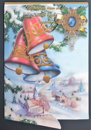 Layered Christmas - Christmas Bells by cari seybolt-ruiz