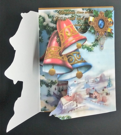 Layered Christmas - Christmas Bells by cari seybolt-ruiz