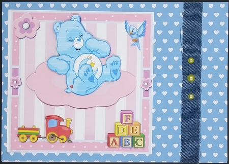 Care Bear Pink Birthday 5-8 Bumper Kit by cari seybolt-ruiz