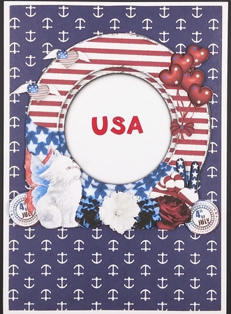 Independence Day Cluster Frames by cari seybolt-ruiz