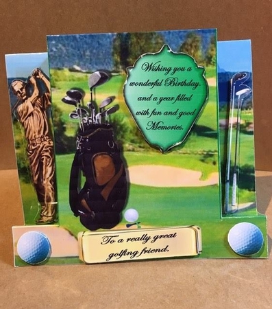 Golf Man Birthday by Carly Jones