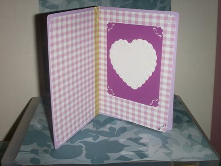 Pastel Lavender Gingham - Background Paper by Carmen Mulcahy