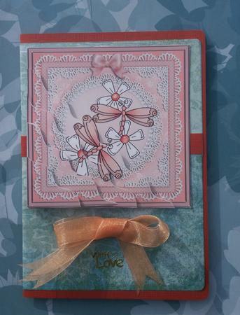 Dreamy Dragonflies - Wavey Corner Stacker by Carmen Mulcahy