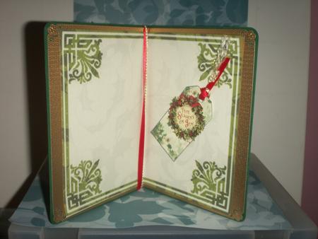 Vintage Santa of the Holly Bush Backing Paper Two Featured Gallery Photo