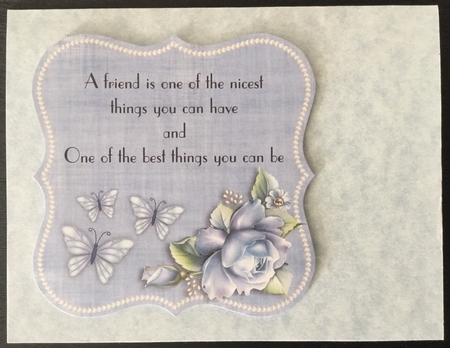 6 Floral Toppers With Sentiments by Carol Bath 