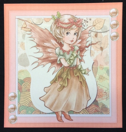 Beautiful Autumn Girl,  by Carol Bath 