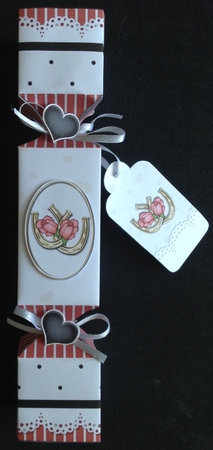 3D Romantic Wedding or Anniversary Cracker Gift Favour Boxes by Carol Bath 