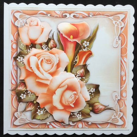 Roses With Calla Lilies Mini Kit by Carol Bath 