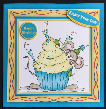 Sneeky Mouses Birthday Cupcake , by Carol Bath 