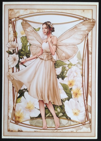Ophelia Cream 4 Sheet Mini Kit by Carol Bath 