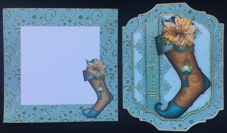 Embellished Stocking Card Kit by Carol Bath 