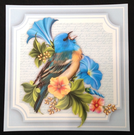 Blue Bird on a Branch by Carol Bath 