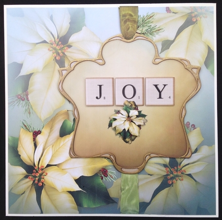 Christmas Scrabble Tile Alpha by Carol Bath 