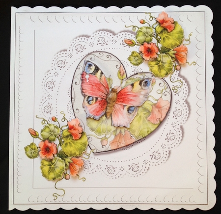 Red Geranium Birthday by Carol Bath 
