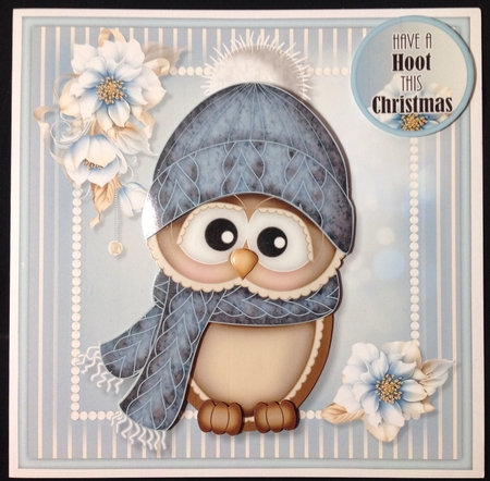 Cozy Ollie Mini Kit Christmas Owl by Carol Bath 