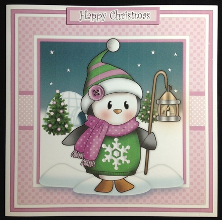 Penguin with Lantern Mini Kit by Carol Bath 