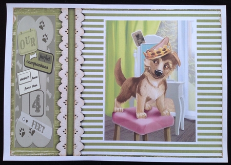 Vintage Stripes and Wood 1045 by Carol Bath 