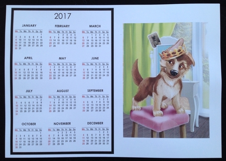 Little King Calendar by Carol Bath 