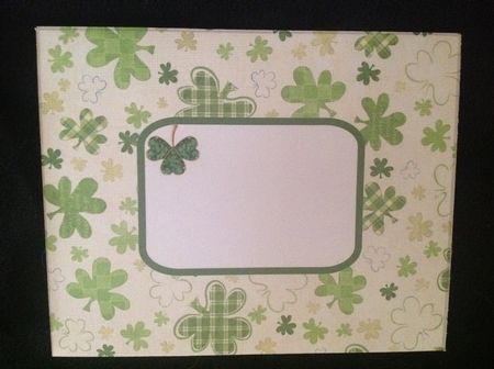 Saint Patricks Day quick fold envelope by Carol Bath 