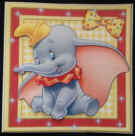 Gorgeous Elephant With Yellow Hat 8x8 Mini Kit by Carol Bath 