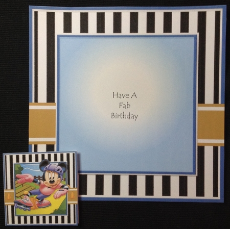 A Fun Day Card 3 Insert & Mini Card by Carol Bath 