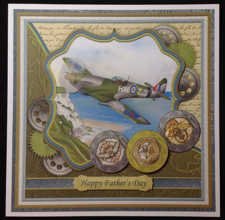 SPITFIRE Decoupage or Pyramage & Ages 7.5 Mini Kit by Carol Bath 
