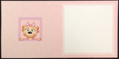 Little Mia Meerkat square landscape insert by Carol Bath 