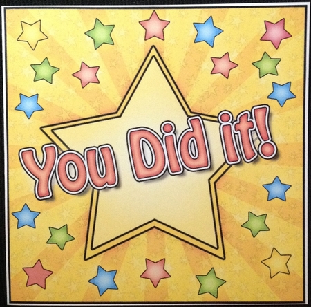  You Did it! Scalloped Corner Stacker by Carol Bath 