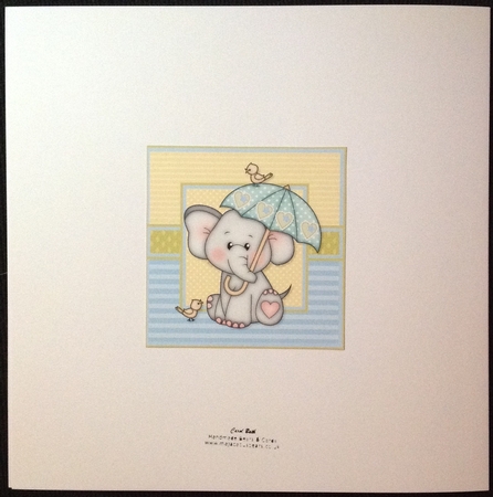 Ella with Umbrella Blue Mini Kit  - New Baby Boy/Baby Shower by Carol Bath 