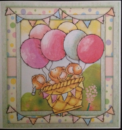 8x8 Mini kit, Fly Away with Me Mice  by Carol Bath 