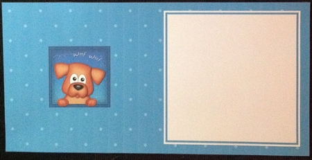 Little Rusty Dog square landscape insert by Carol Bath 