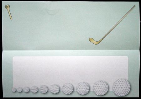 Golf Insert for Large Dl (green) by Carol Bath 