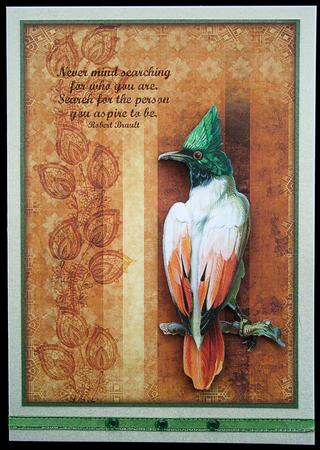 Vintage Birds 14 by Carol Bath 