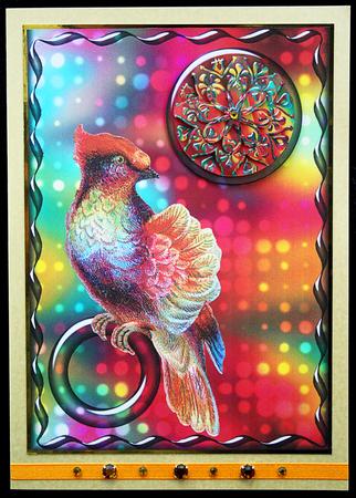 Vintage Birds 16.1, Fashionista by Carol Bath 