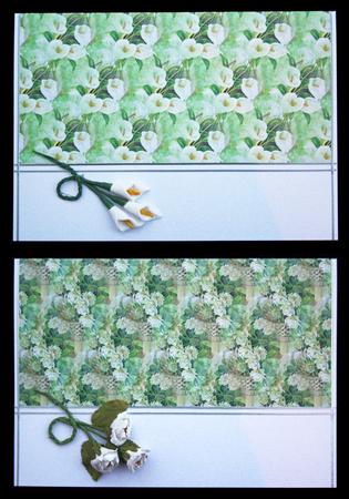 Easter Flowers Duo-deco Backing by Carol Bath 