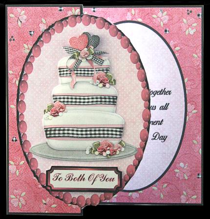 Wedding Cake Foldback by Carol Bath 