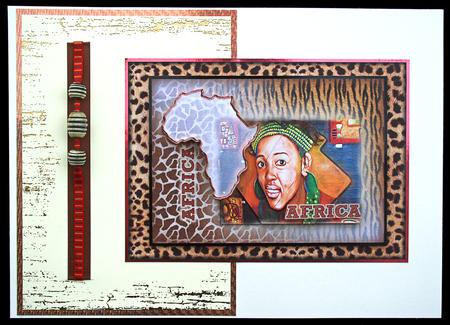 Africa Collage Step-by-step, Page 2 by Carol Bath 