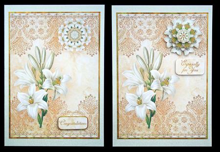 Vintage Floral 74.2, Lilies by Carol Bath 