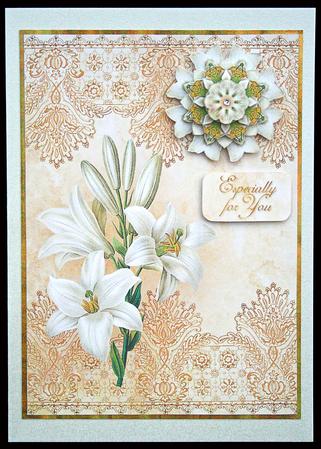 Vintage Floral 74.3, Lilies by Carol Bath 