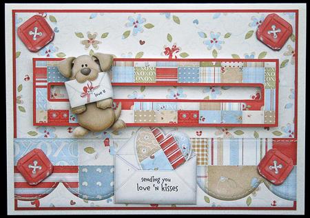 Puppy Love Penny Slider for Various Occasions by Carol Bath 