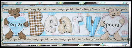 Beary Special Valentine Large Dl Card by Carol Bath 